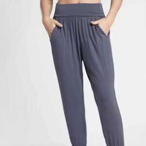 Harem Lounge Pants In Slate Grey